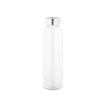 Bouteille en verre transparent avec bouchon à pression couleur transparent