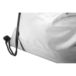 Sac réfléchissant en polyester avec anses noires 200 g/m2 couleur argenté troisième vue
