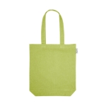 Sac avec coton recyclé, plusieurs coloris disponibles 220 g/m² couleur vert clair première vue