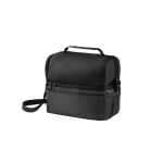 Sac isotherme en tissu avec compartiments et plusieurs poches 7L couleur noir