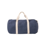 Sac de voyage en denim avec anses et sangle réglable 300 g/m² couleur bleu première vue