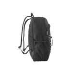 Sac à dos pour PC 15,6'' en RPET avec éléments réfléchissants couleur noir troisième vue
