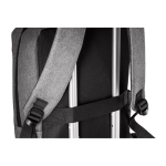Sac à dos pour PC 15,6'' en polyester 300D avec sangle pour valise couleur gris sixième vue