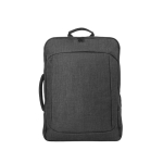 Sac à dos pour PC 15,6” en polyester 600D avec 2 modes de transport couleur gris foncé première vue