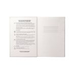 Cahier A5 rigide A5 pages rayées Rigide Elefant couleur naturel troisième vue