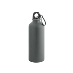 Gourde en aluminium mate avec mousqueton 540 ml Matt Cruiser couleur gris foncé