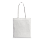 Sac coton publicitaire recyclé et rPET coloré 180 g/m2 Reciclo Cairo couleur blanc