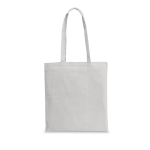 Sac coton publicitaire recyclé et rPET coloré 180 g/m2 Reciclo Cairo couleur gris clair