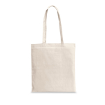 Sac coton publicitaire recyclé et rPET coloré 180 g/m2 Reciclo Cairo couleur naturel