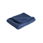 Couverture polaire RPET personnalisée, design simple 180 g/m² Baqueira couleur bleu