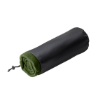 Couverture polaire RPET personnalisée, design simple 180 g/m² couleur vert foncé avec housse