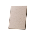Carnet à couverture rigide feuilles de thé A5 pages rayées Rigid Tea couleur naturel