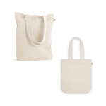 Sac polyvalent avec coton recyclé à anses longues 220 g/m² diverses couleurs