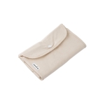 Sac pliable composé de coton recyclé à anses 140 g/m² couleur naturel première vue