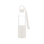 Gourde en tritan avec étui en silicone de couleur 500 ml Melior couleur blanc