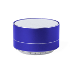 Enceinte Bluetooth 5.0 multifonctions aluminium recyclable Recyclo Alu couleur bleu première vue