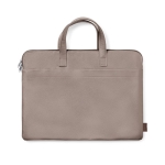 Porte-documents de qualité en cuir recyclé Recycled Leather couleur marron première vue