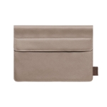 Porte-documents en cuir recyclé de qualité Recyclo Leather couleur marron première vue