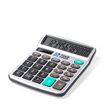 Calculatrices entreprise 12 chiffres en aluminium et plastique Maths vue principale