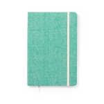 Carnet écologique coton recyclé A5 pages lisses Recycled Cotton couleur vert première vue