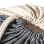 Sac cordon publicitaire en coton 140 g/m2 bicolore Duo FairTrade  troisième vue