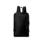 Sac à dos de voyage résistant en plastique recyclé Compact RPET couleur noir première vue