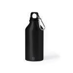 Petite gourde en aluminium recyclé 400 ml Cruiser Recycled couleur noir première vue