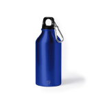Petite gourde en aluminium recyclé 400 ml Cruiser Recycled couleur bleu première vue