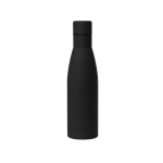 Bouteille en métal avec bande de liège avec logo 750 ml Lifestyle Cork couleur noir première vue