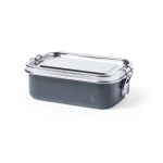 Lunch box en inox recyclé de 750 ml à personnaliser Inox Recycled couleur gris première vue