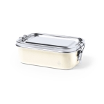 Lunch box en inox recyclé de 750 ml à personnaliser Inox Recycled couleur beige première vue
