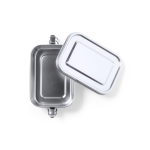 Lunch box en inox recyclé de 750 ml à personnaliser Inox Recycled  troisième vue