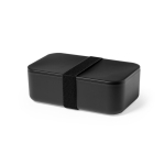 Lunch box en plastique sans BPA avec bande de sécurité 1L Simple ToGo couleur noir première vue
