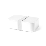 Lunch box en plastique sans BPA avec bande de sécurité 1L Simple ToGo couleur blanc première vue