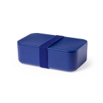 Lunch box en plastique sans BPA avec bande de sécurité 1L Simple ToGo couleur bleu marine première vue