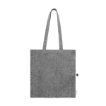 Sac avec logo plaible en coton recyclé 120 g/m2 EcoCotton première vue