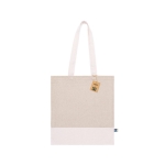 Sac en coton équitable couleur naturelle 140 g/m2 Duo FairTrade couleur beige première vue