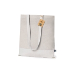 Sac en coton équitable couleur naturelle 140 g/m2 Duo FairTrade  troisième vue