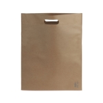 Sac non tissé en RPET avec résistance de 3 kg 70 g/m2 MiniMart RPET couleur marron première vue