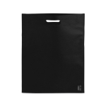 Sac non tissé en RPET avec résistance de 3 kg 70 g/m2 MiniMart RPET couleur noir première vue