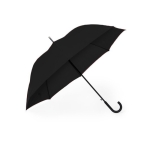 Parapluie automatique XL 8 panneaux avec poignée incurvée Ø130 Poppins couleur noir deuxième vue