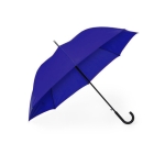 Parapluie automatique XL 8 panneaux avec poignée incurvée Ø130 Poppins couleur bleu deuxième vue