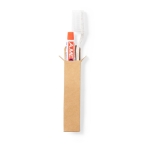Ensemble de brosse à dents écologique avec dentifrice Viaje Dental couleur naturel  troisième vue