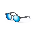 Lunettes de soleil rPET avec verres miroir et protection UV400 Allure couleur bleu première vue