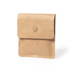 Cendrier de poche publicitaire en papier recyclé et alu Poche Paper couleur naturel deuxième vue