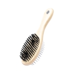 Brosse publicitaire en bois naturel pour animaux de compagnie Pets couleur bois  troisième vue
