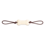 Jouet à mâcher pour animaux en forme d'os personnalisé avec logo Toy couleur beige première vue