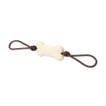 Jouet à mâcher pour animaux en forme d'os personnalisé avec logo Toy couleur beige deuxième vue