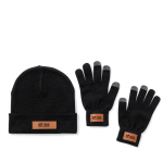 Set de bonnet et gants taille adultes avec doigts tactiles Set 2 Warm vue principale