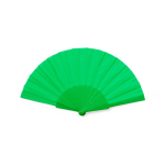 Éventail en polyester et RPET de couleurs avec boîte Color RPET couleur vert première vue